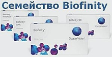 Семейство линз Biofinity - виды, описание, фото